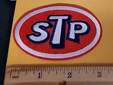 STP Oil Embroidered Iron/Sew On Patch