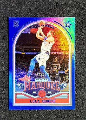 LUKA DONCIC RC 2018 Panini Chronicles 255 Blue /99 Rookie Card NBA Marquee  - Picture 1 of 3