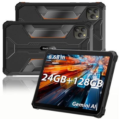 Blackview Active5 8.7 Zoll Rugged Tablet 24GB 128GB Android 15 4G LTE Outdoor