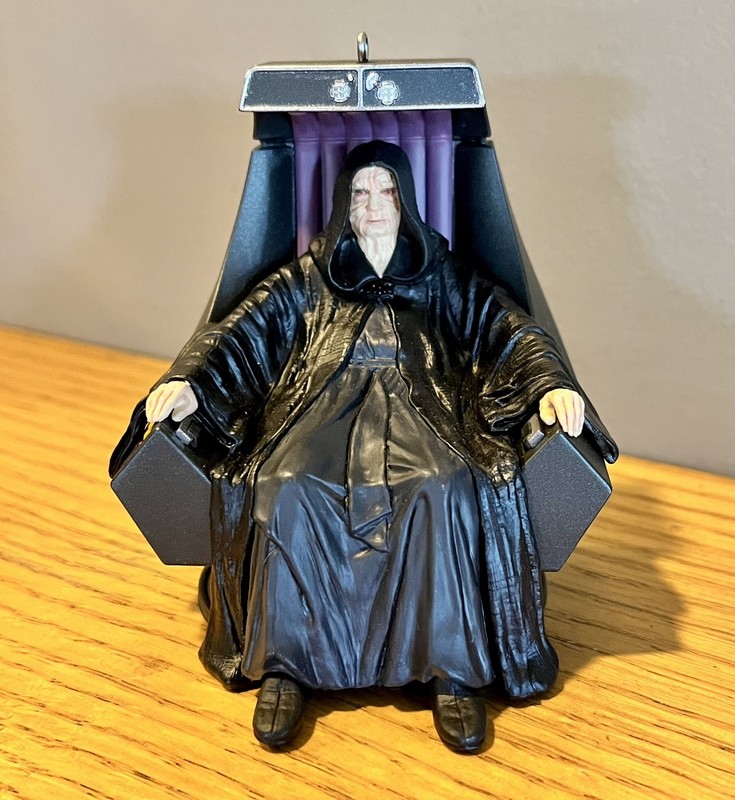 Hallmark Keepsake Star Wars: Return of the Jedi Emperor Palpatine 2008 ornament