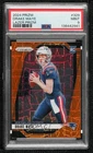 2024 Panini Prizm Rookies Lazer Prizm Drake Maye #329 PSA 9 MINT Rookie RC