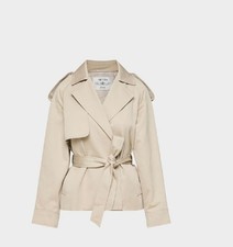 The Davis Short Trench Coat Rich Twill size Small