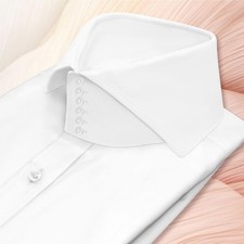 Men's Vintage High Cutaway Collar White Shirt Custom Made Grooms Wedding Outfit