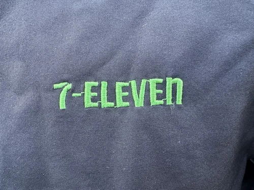 7-11 Jacket Employee Adult L Black Full Zip Uniform Large image 3