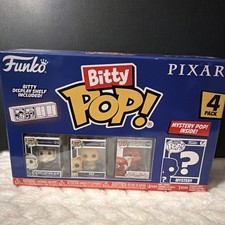 Funko Bitty POP! Pixar - Paquete de 4 - Buzz Lightyear - Medias Medias - Panda Rojo Mel - Misterio