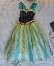 Disney Store Size 7 8 Frozen Anna Coronation Dress Costume Girls