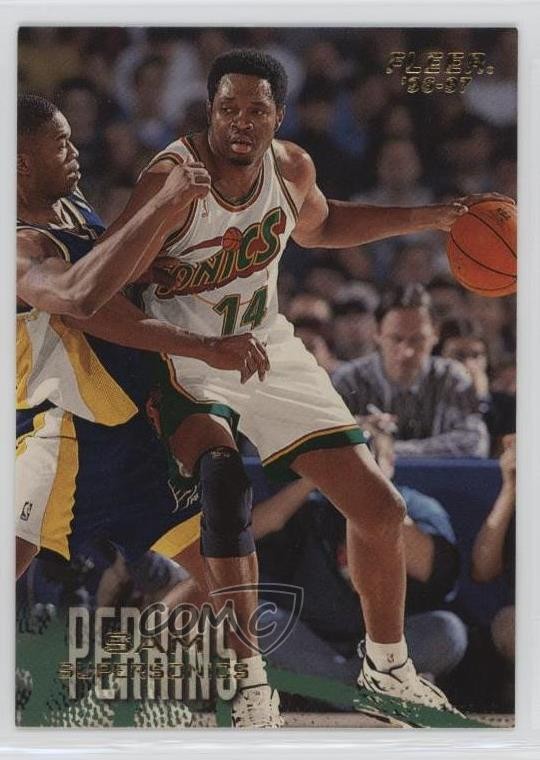 1996-97 Fleer Sam Perkins #253 0f3j