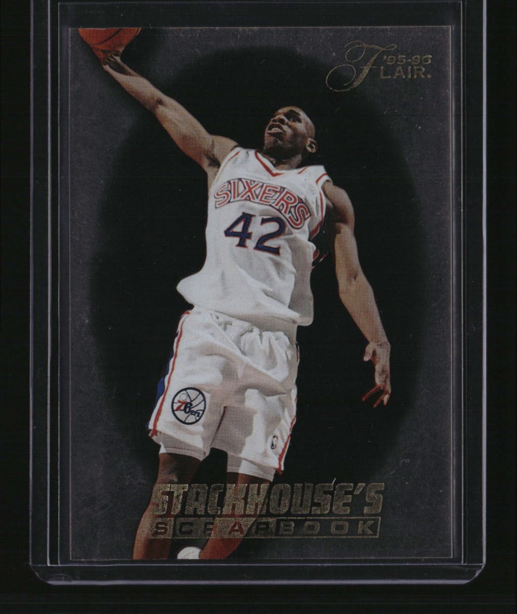 1995-96 Flair #S-6 Jerry Stackhouse Stackhouse's Scrapbook