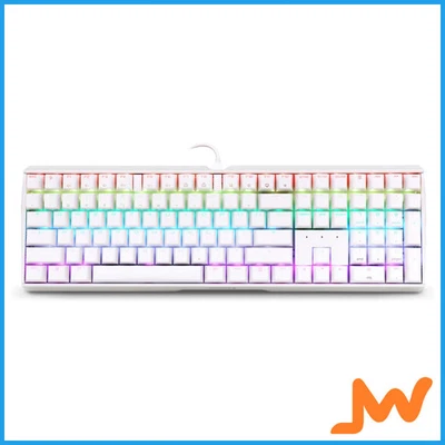 Cherry MX 3.0S RGB Gaming Keyboard White Version - MX Blue Switch - image 1 of 4
