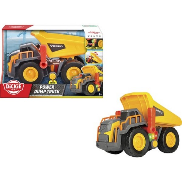 Dickie Toys Volvo Power Dump Truck Fertigmodell Baufahrzeug Modell-image