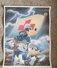 VTG Set 4 Disney Red Cross Poster 1990s Mickey, Minnie, Goofy, Donald  Unframed — photo 4