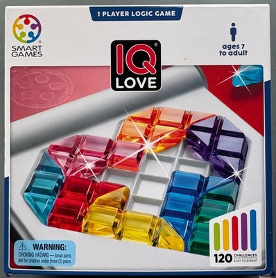 IQ LOVE  1 Player Logic Game: 120 Challenges for Ages 7+