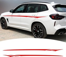 Body Side Door Stickers Universal Vinyl DIY Modified Sports Racing Stripe Graphi