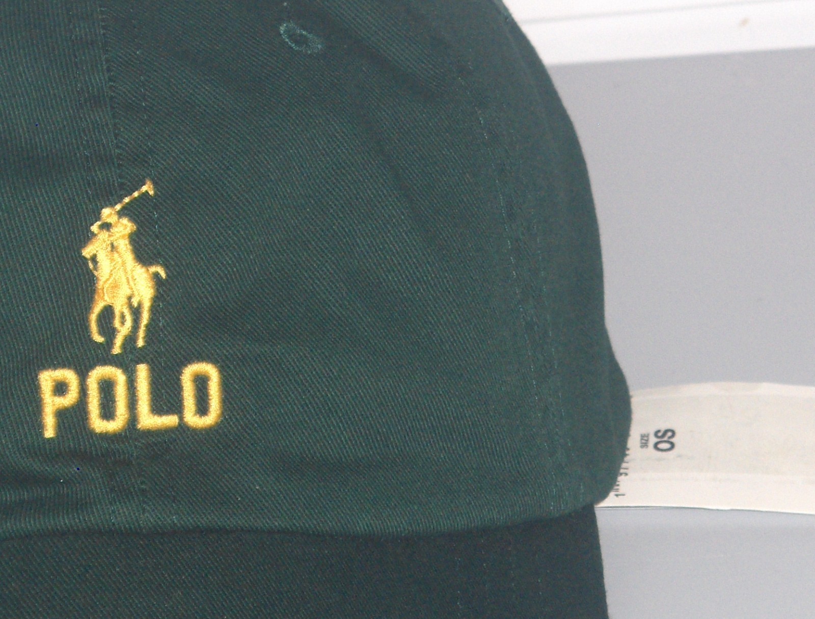 POLO RALPH LAUREN Cappello Berretto Baseball Uomo Cotone Chino Twill Pony VERDE FORESTA
