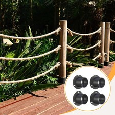 4Pcs 2 zoll Seil Ende Snaps mit Kreuz Schraube Outdoor Sicherung Seil