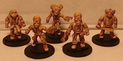 28mm SCI-FI 350A Aliens Thugs & Henchmen #1 (5 figures)