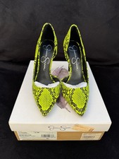 NEW Jessica Simpson Snake Print D Orsay Stiletto Heels Women s 5.5