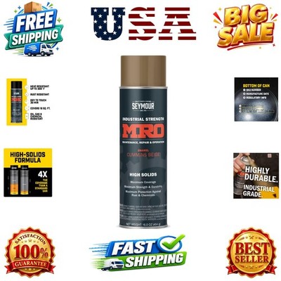 Industrial MRO High Solids Spray Paint, Cummins Beige, 16 Fl Oz Pack of 1