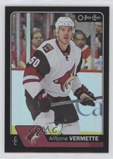 2016-17 O-Pee-Chee Black Rainbow Foil 59/100 Antoine Vermette #215 0c3