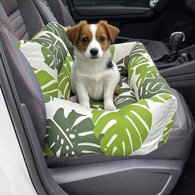 Siège Auto pour Chien de Petite et Moyenne Taille, Rehausseur Portable avec - Photo 1/4