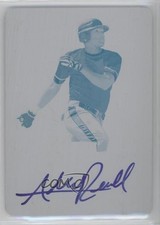 2012 Leaf Metal Draft Printing Plate Magenta 1/1 Addison Russell Auto 0t3