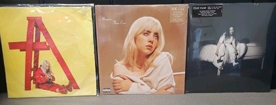 Billie Eilish - Happier Than Ever + When We Fall NEW VINYL RECORD + Smile At Me 