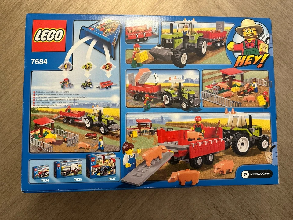 LEGO 7684 City Pig Farm & Tractor Nuevo Precintado Foto 2 de 3