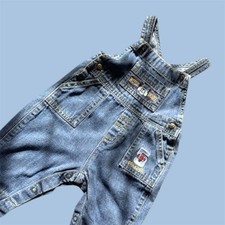 Vintage 90s Oshkosh Bgosh Overall Bulldogs Football Embroidered Cotton 3-6m