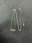 1.7g Vintage Sterling Silver 925 Birds On Branch Necklace 16”-18” Jewelry lot P
