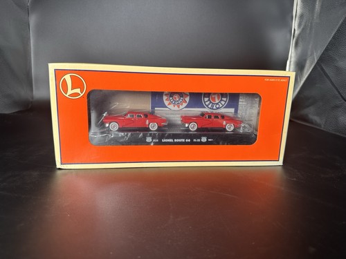 ¡NUEVO EN CAJA!  LIONEL ROUTE 66 FLATCAR CON SEDANES - 6-36000 | Zustand: New