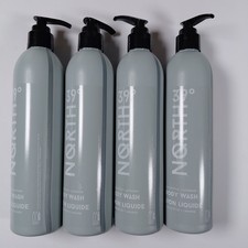 Lot Of 4 39 Degrees North Body Wash Soap Eucalyptus Lavender 12 Oz Shower Gel