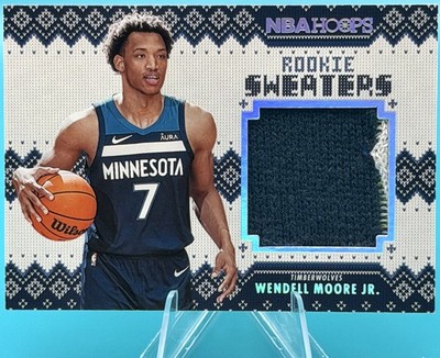 2022-23 Panini NBA Hoops Wendell Moore Jr. #RS-WM Rookie Sweaters (MEM, RC)