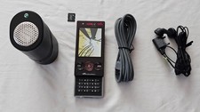 Sony Ericsson W715 Black Walkman WiFi Unlocked GSM Vintage Cell Phone Full Set