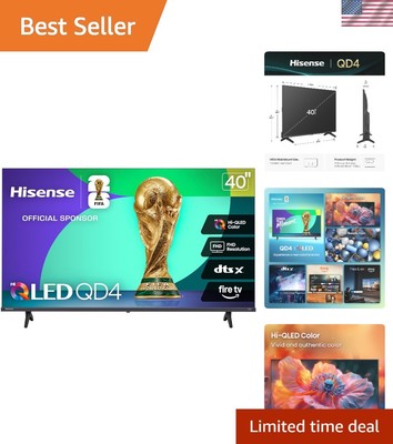 40-Inch Class QD4 Series Hi-QLED FHD Smart Fire TV , 2025 Model - Quantum Dot...