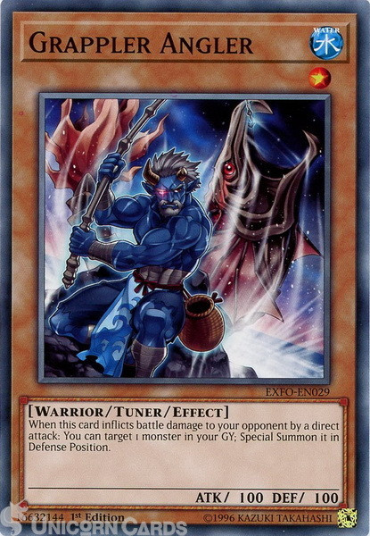 EXFO-EN029 Grappler Angler Common 1st Edition Mint YuGiOh Card