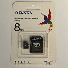 ADATA Micro SD HC Card 8GB Memory card adapter NEW digi camera gopro digital
