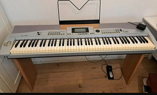 E Piano Thomann SP 5500 88 Tasten mit Lautsprecher Display & Pedal