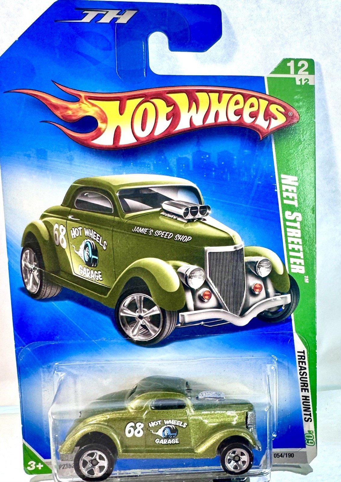 Hot Wheels 2009 Treasure Hunt - Neet Streeter Metalflake Green - 1:64 Diecast