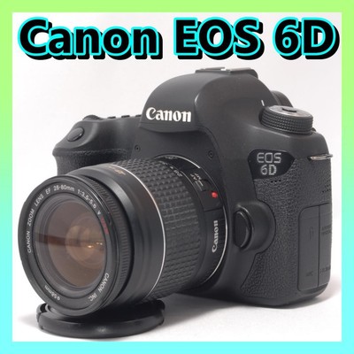 Canon EOS 6D Digital SLR Camera with EF 28-80mm Lens Wi-Fi Ready