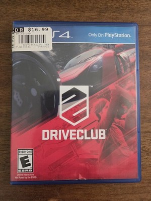 Driveclub (Sony PlayStation 4, 2014) Racing PS4 Very Clean Disk