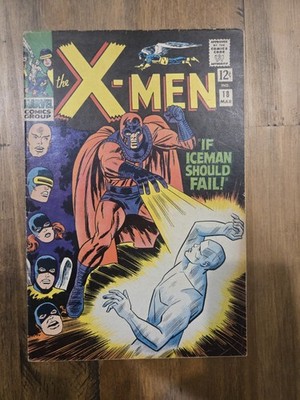 Uncanny X-Men #18 1966 Marvel Comics If Iceman Should Fail!  See Pics