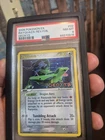 PSA 8 2005 Pokemon  EX Deoxys Rayquaza STAMPED Reverse Holo Foil 22/107
