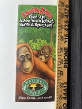 Nature's Path Envirokids Organic Breakfast Cereals Information Brochure Vintage