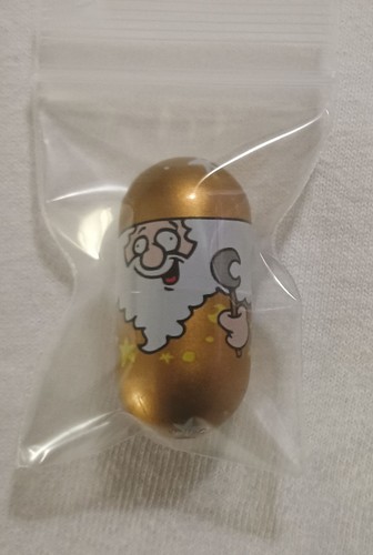 MIGHTY BEANZ LIMITED EDITION METALLIC 2004 GOLD VERSION MAGICAL WIZARD BEAN #6 - Picture 3 of 4