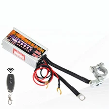 Wireless Remote Car Battery Disconnect Isolator Cut Off Isolator Switch 12V 200A