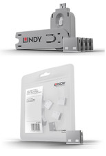 Lindy USB Port Blocker Pack of 4 with Key - 10 Pack Expansion Available White