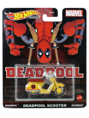 Hot Wheels Deadpool Retro Entertainment Scooter 1/64 Scale