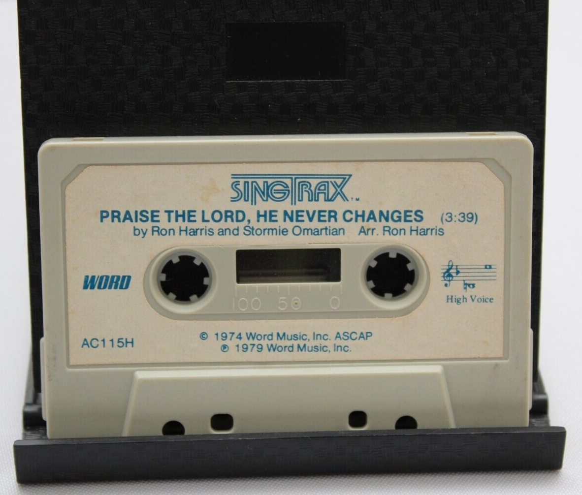 PRIASE THE LORD HE NEVER CHANGES SING TRAX ACCOMPANIMENT TAPE [USED CASSETTE]