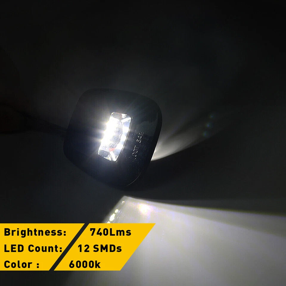 Luzes de placa de matrícula de LED 2* para 1992-1993 GMC Sonoma GT e Typhoon peças automotivas - Imagem 4 de 4