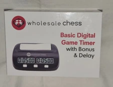 WHOLESALE CHESS BASIC DIGITAL TIMER WITH BONUS & DELAY NEW NEVER USED 